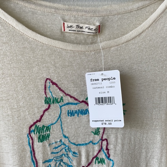 Free People Embroidered Hawaii Shirt - Picture 5 of 8